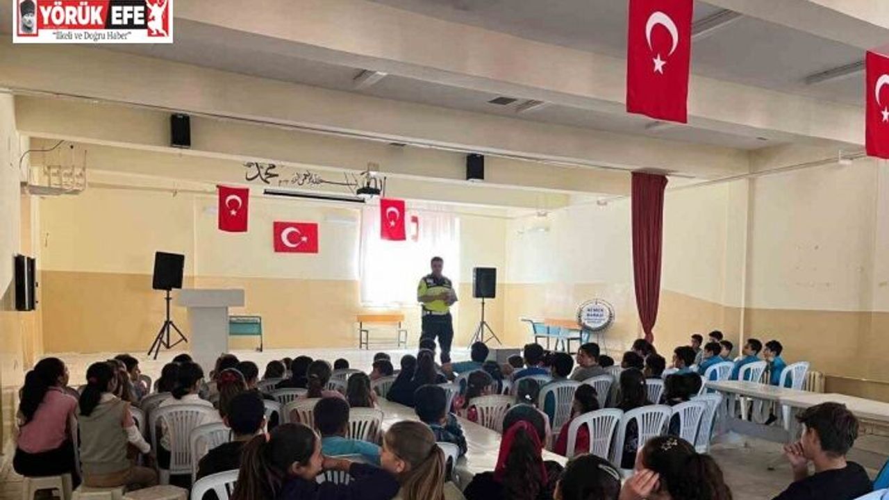 Didim ve Bozdoğan’da öğrencilere trafik kuralları anlatıldı