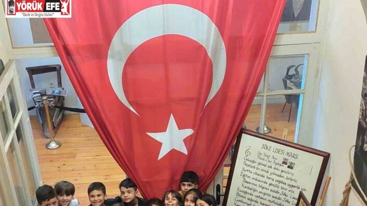 Minik ziyaretçilerden ‘Söke Kent Müzesi’ne yoğun ilgi