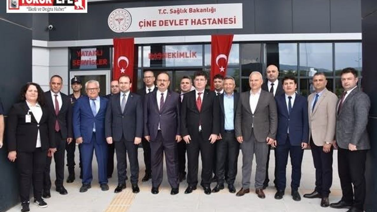 Vali Canbolat, Çine Devlet Hastanesi yeni hizmet binasında incelemelerde bulundu