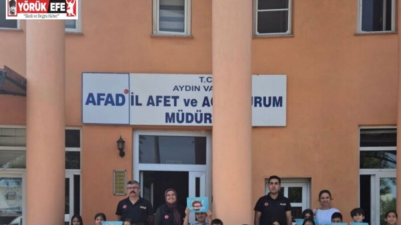 AFAD Aydın İl Müdürlüğü minik öğrencileri ağırladı