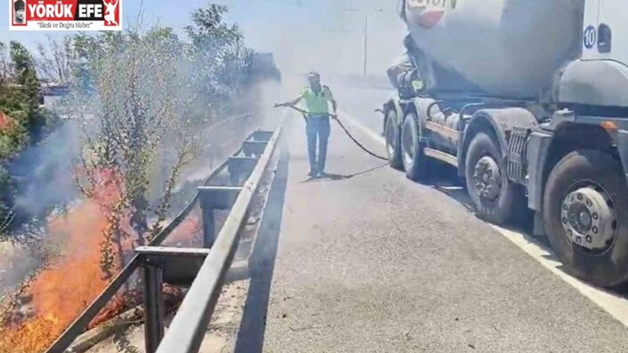 Alevlere karşı polis ekiplerinden beton mikserli müdahale