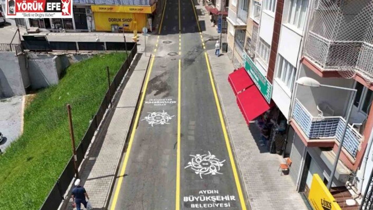 Aydın Büyükşehir Belediyesi’nin yol çalışmaları hız kesmeden sürüyor