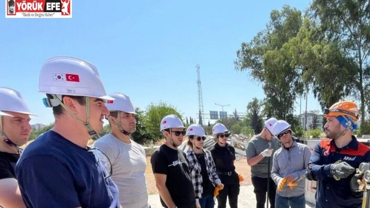 Aydın’da çevik kuvvet personeline deprem arama kurtarma eğitimi verildi