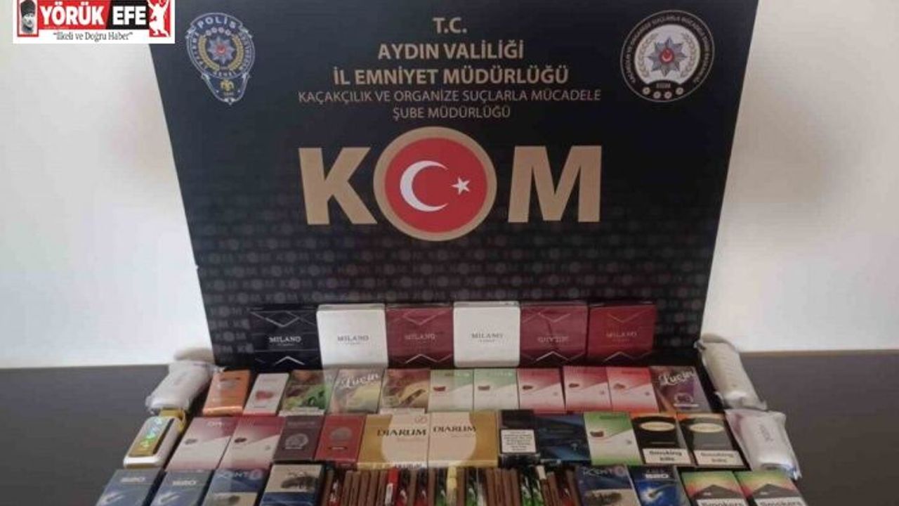 Aydın’da KOM ekipleri kaçakçılığa geçit vermiyor