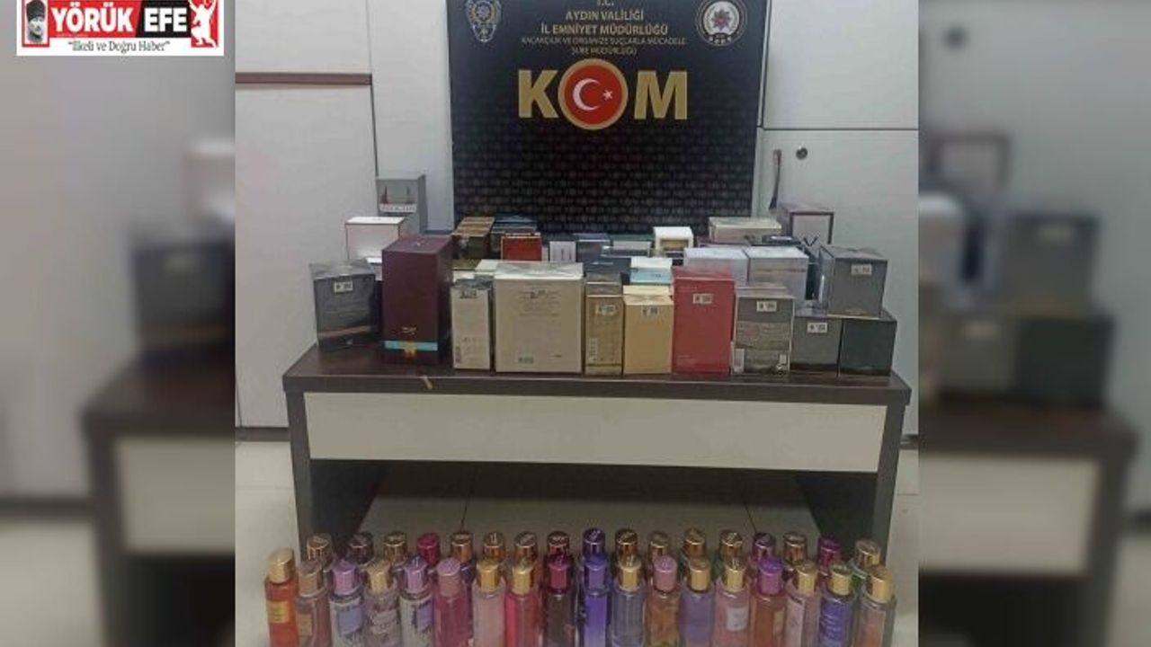 Germencik’te kaçak parfüm operasyonu: 100 şişe ele geçirildi