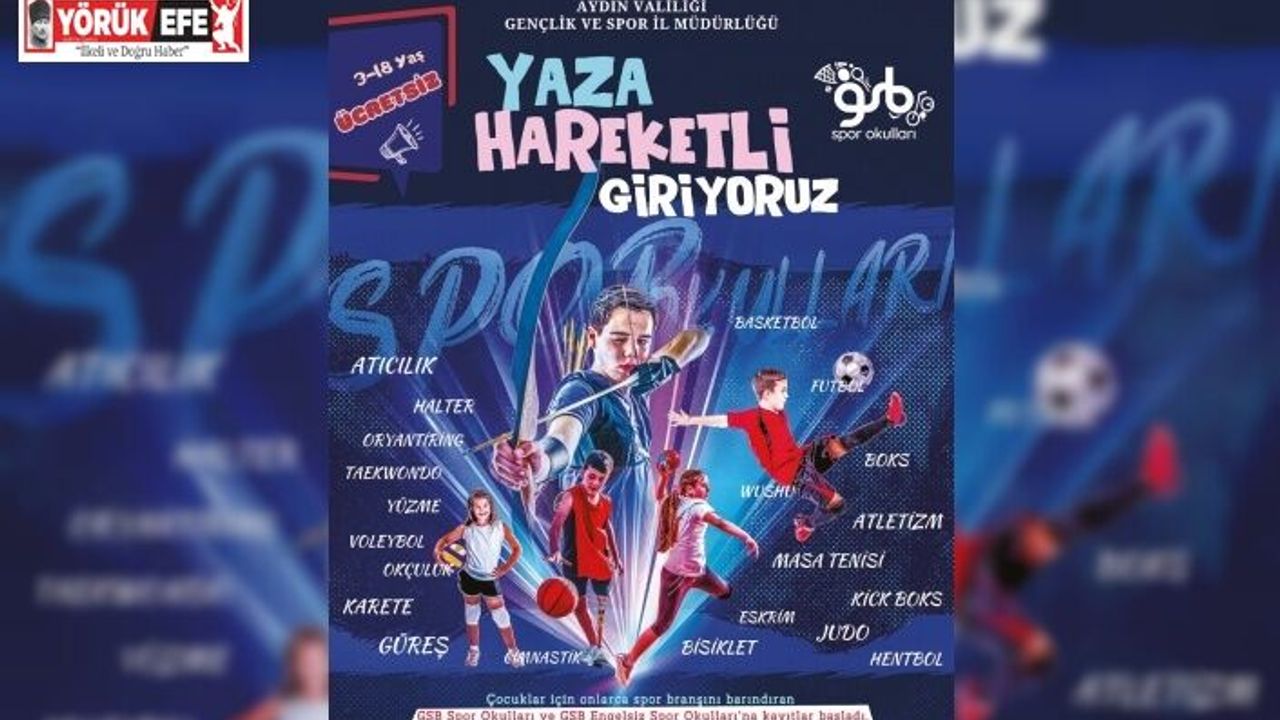 GSB Spor Okulları yaz döneminde de gençleri bekliyor