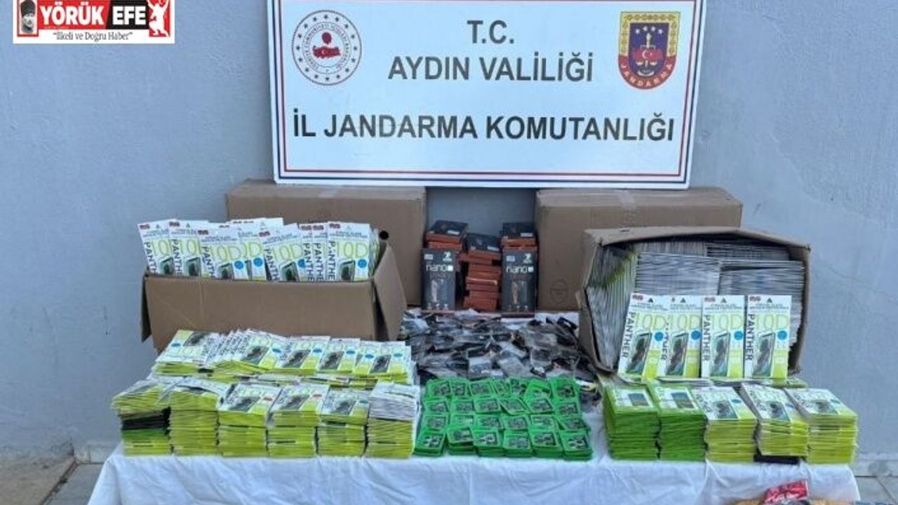 Gümrük kaçağı cep telefonu aksesuarı ele geçirildi
