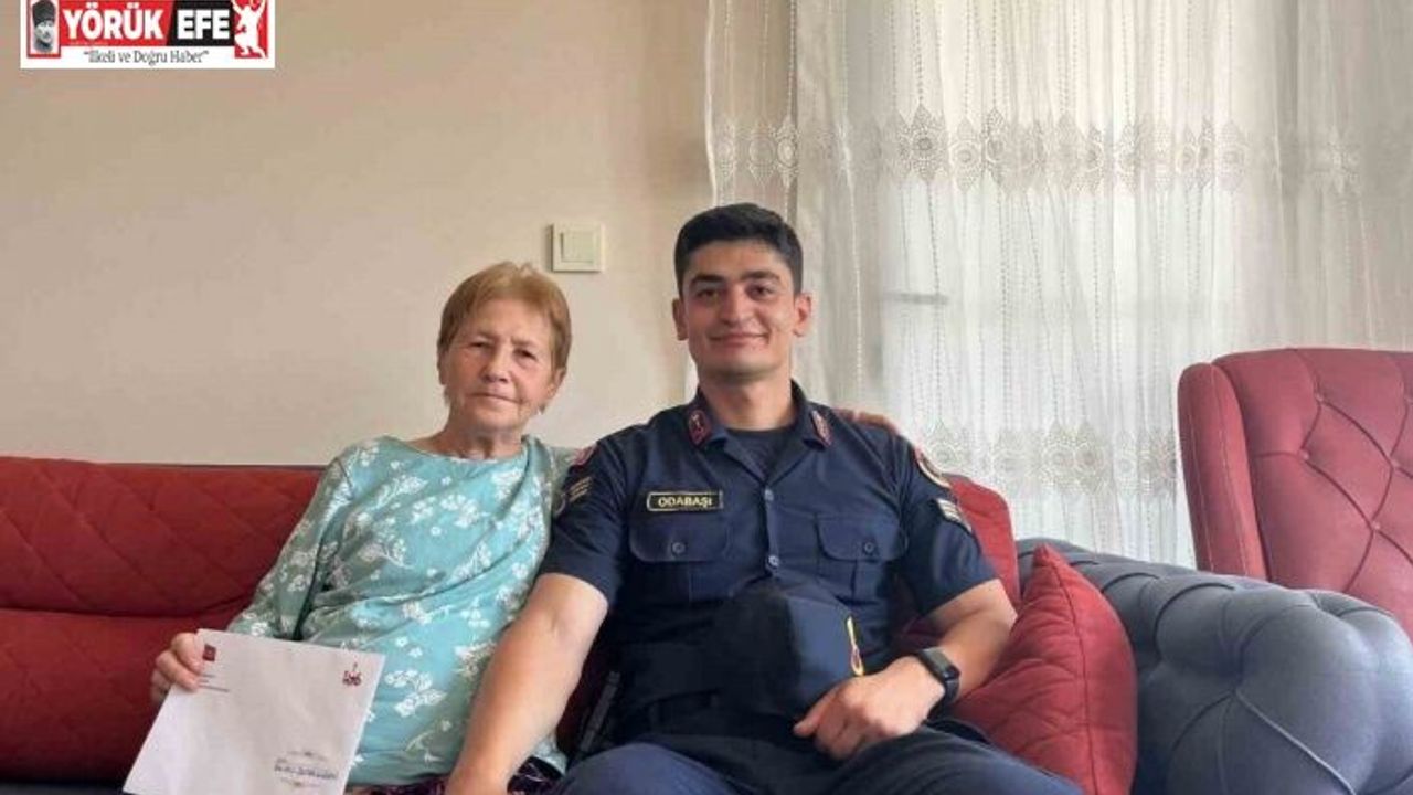 Sultanhisar’da jandarma ekipleri şehit ailelerini bayramda unutmadı