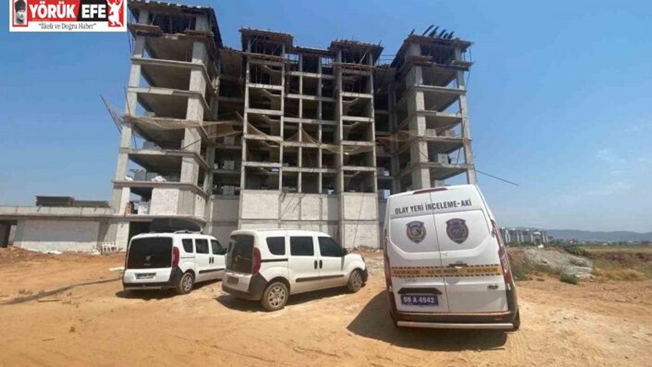 8. kattan düşen inşaat işçisi hastaneye kaldırıldı
