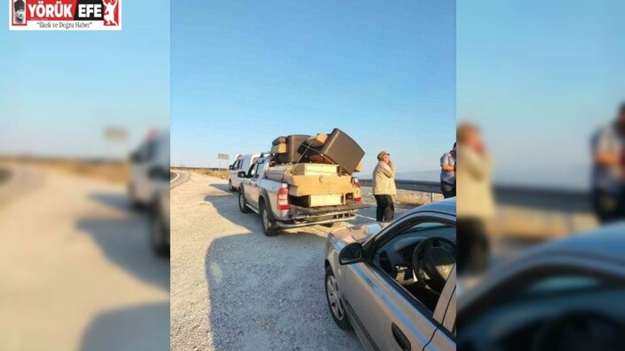 Aydın’dan İzmir’e yardım eli uzandı, topladıkları eşyaları teslim ettiler