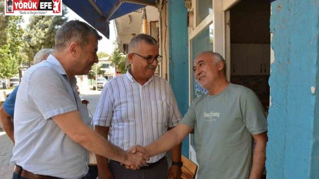 Başkan Künkcü, Germencik esnafıyla bir araya geldi