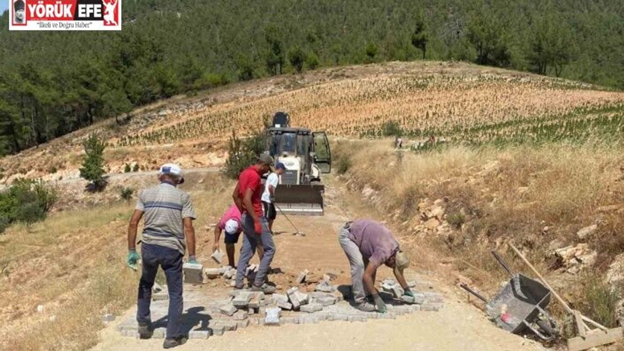 Bozdoğan Belediyesi Yeşilçam mahallesinde çalışmalara devam ediyor