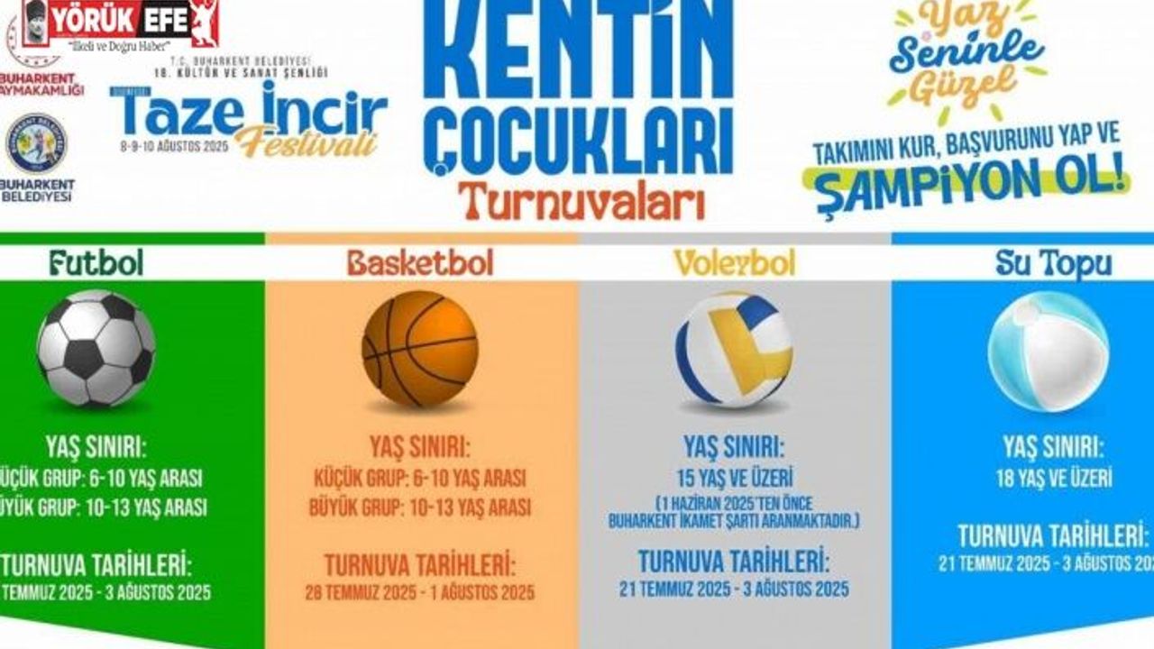 Buharkent’te Taze İncir Festivali sporla renklenecek
