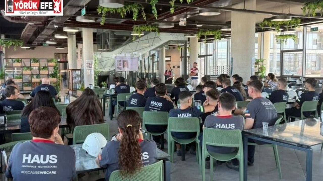Fabrika çalışanlarına uyuşturucu ile mücadele eğitimi verildi