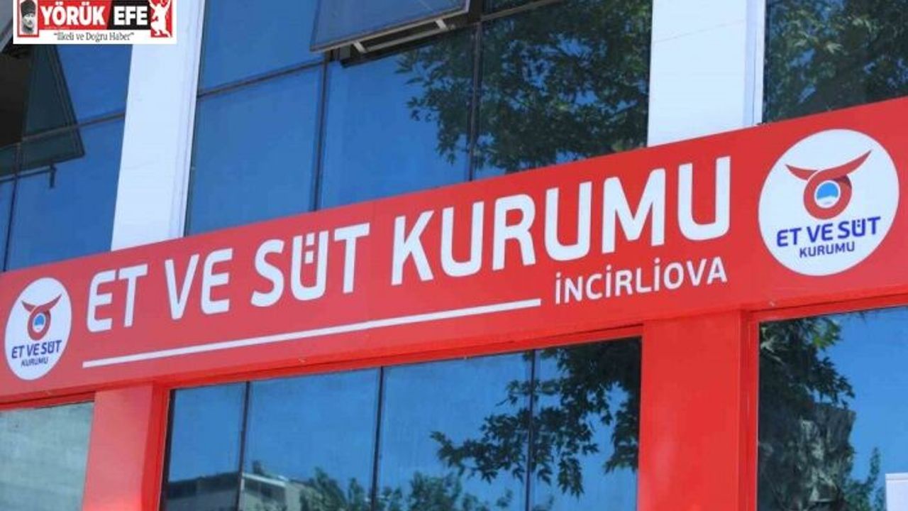 İncirliova Et ve Süt Kurumu Mağazası kapılarını açıyor