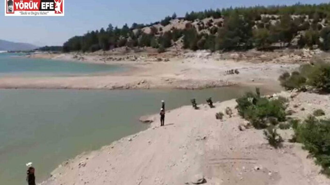 Jandarmadan baraj ve ormanlık alanda dron destekli denetim