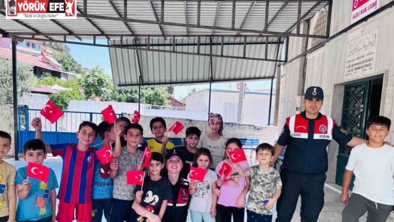Jandarmadan Söke’de çevre bilinci ve yangın uyarısı