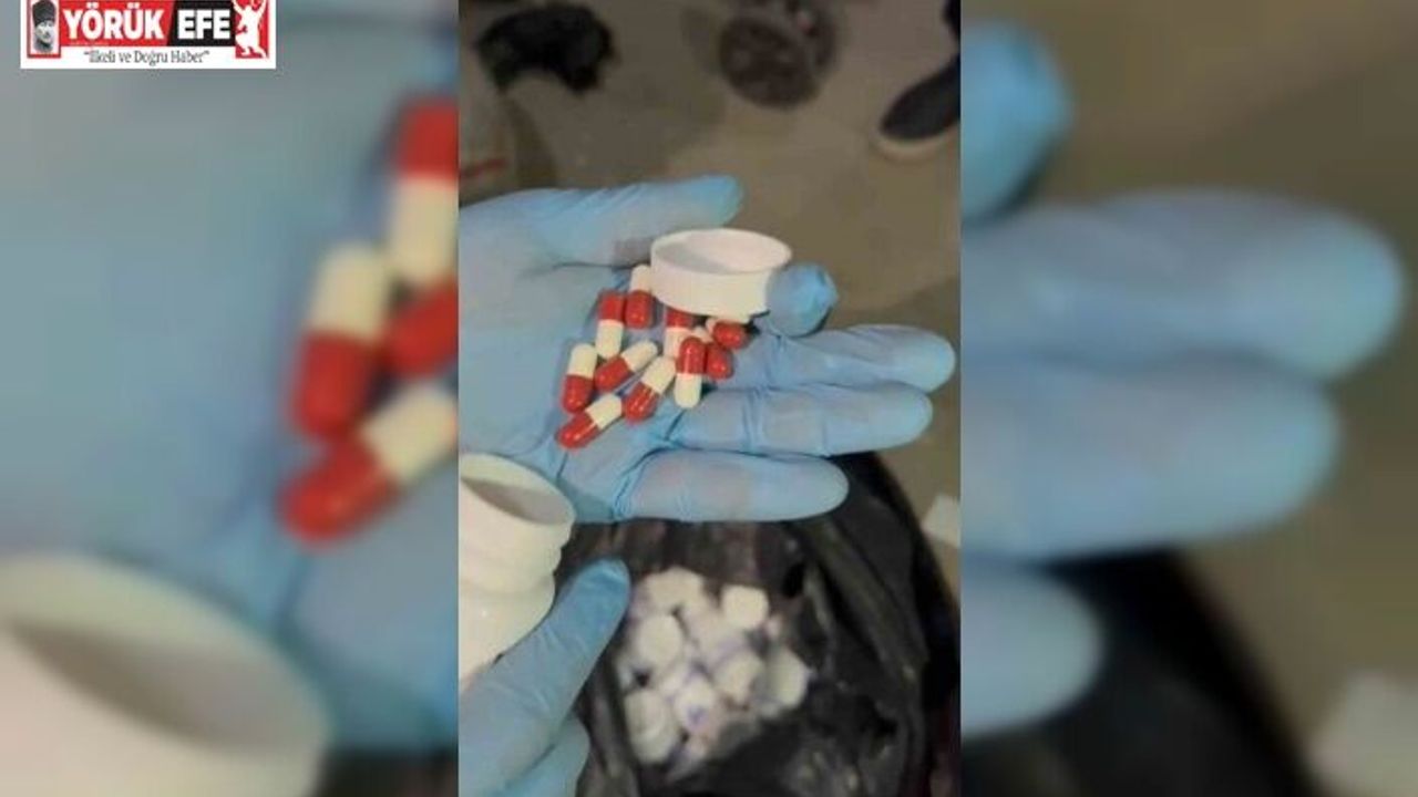 Narkotik ekipleri 7 bin sentetik ecza hapı ele geçirdi