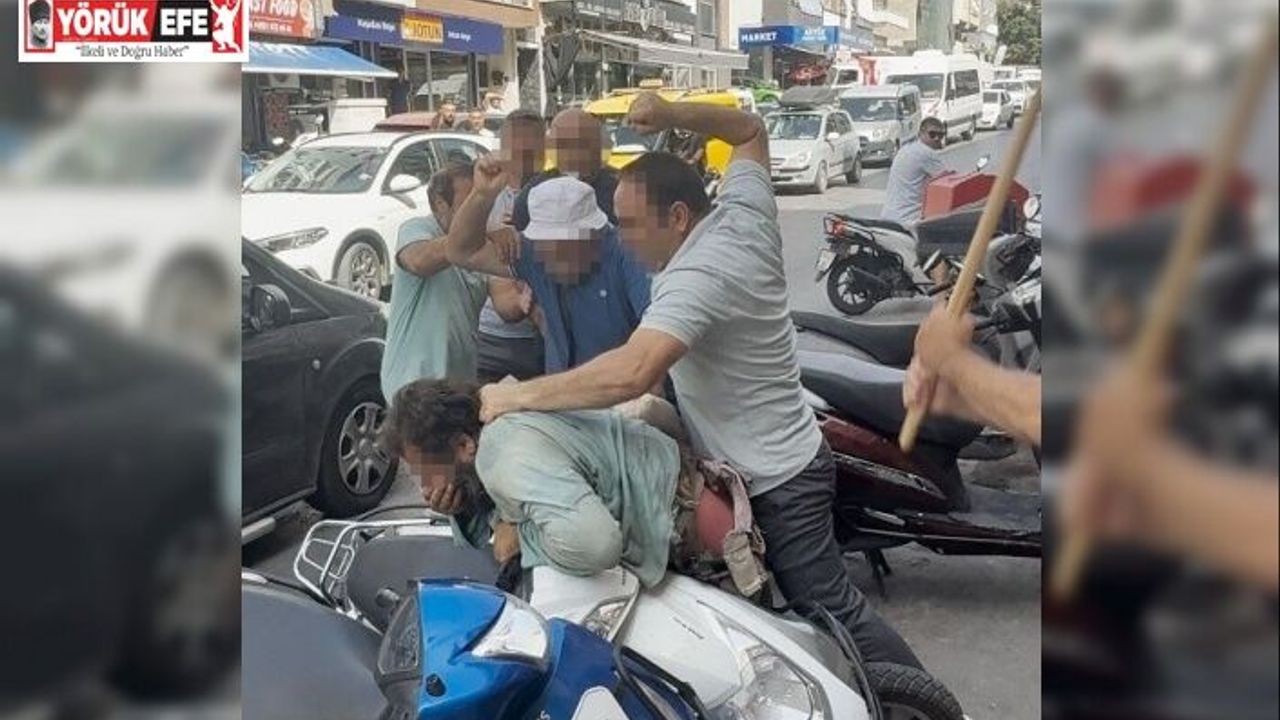 Yol ortasında öldüresiye darbettiler: O anlar kamerada