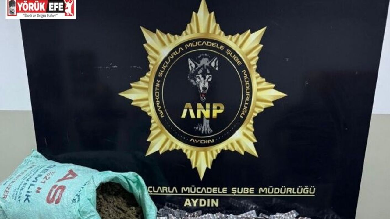 Aydın’da 10 kilogram uyuşturucu yakalandı: 2 kişi tutuklandı