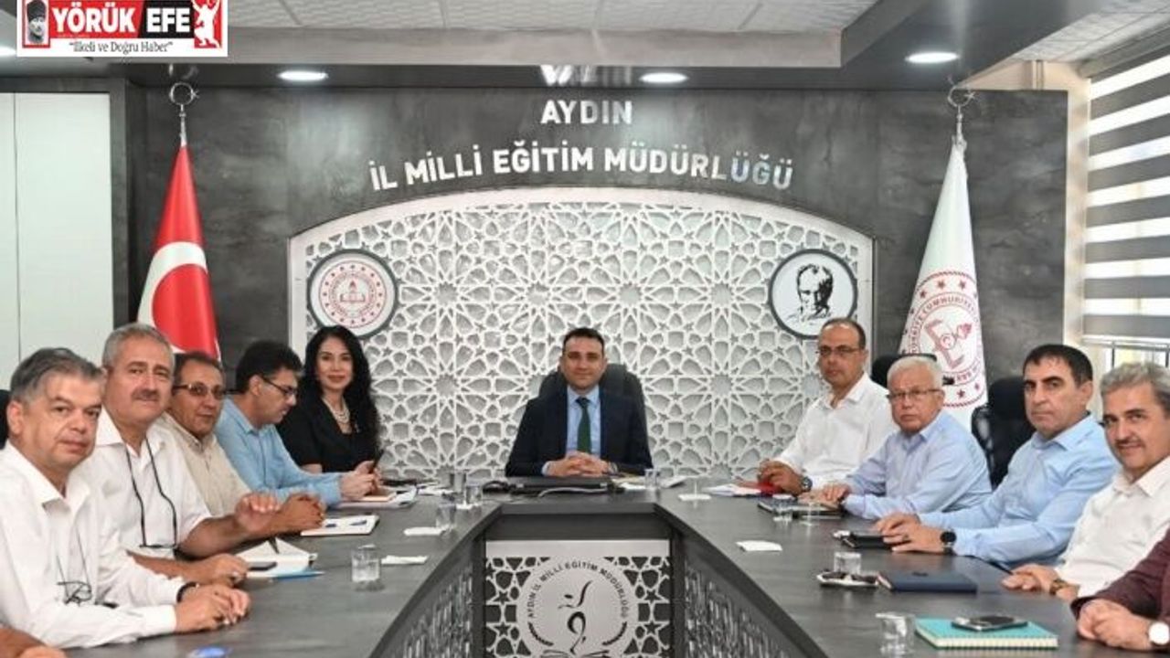 Aydın’da 2025-2026 eğitim öğretim yılı hazırlık toplantısı yapıldı