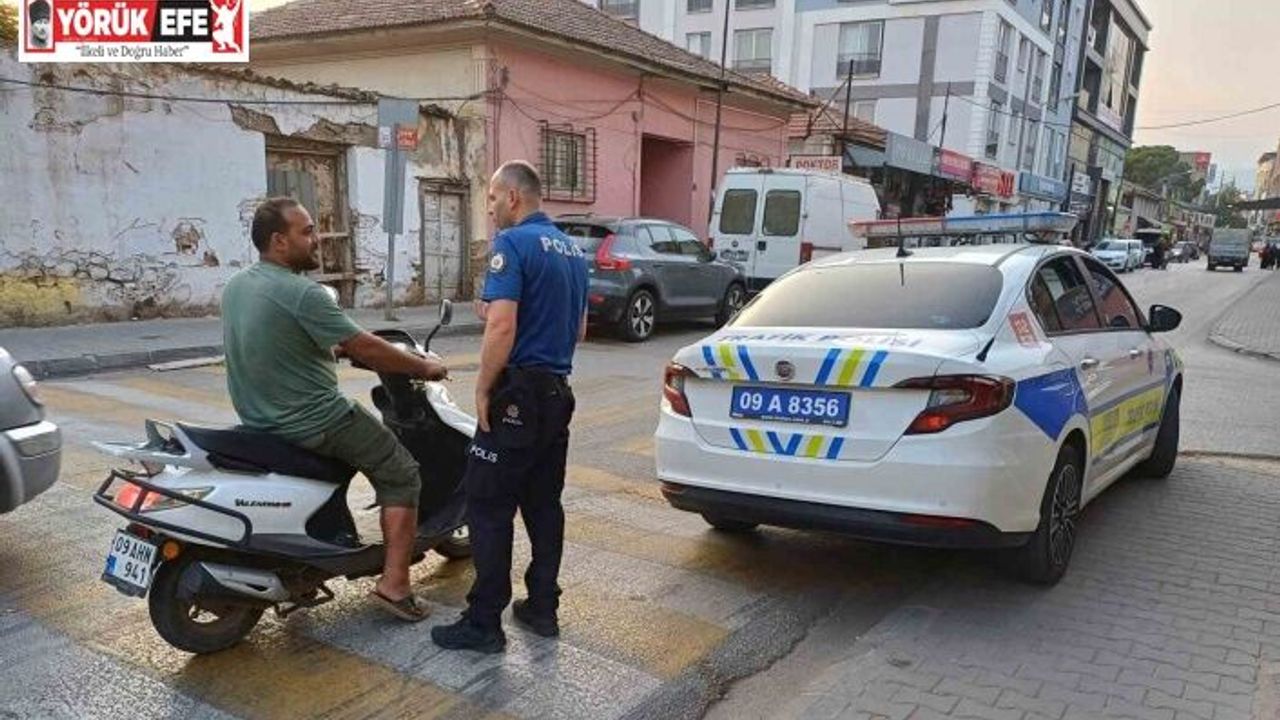 Köşk’te araçlar denetlendi, kurallara uymayan sürücüler cezadan kaçamadı