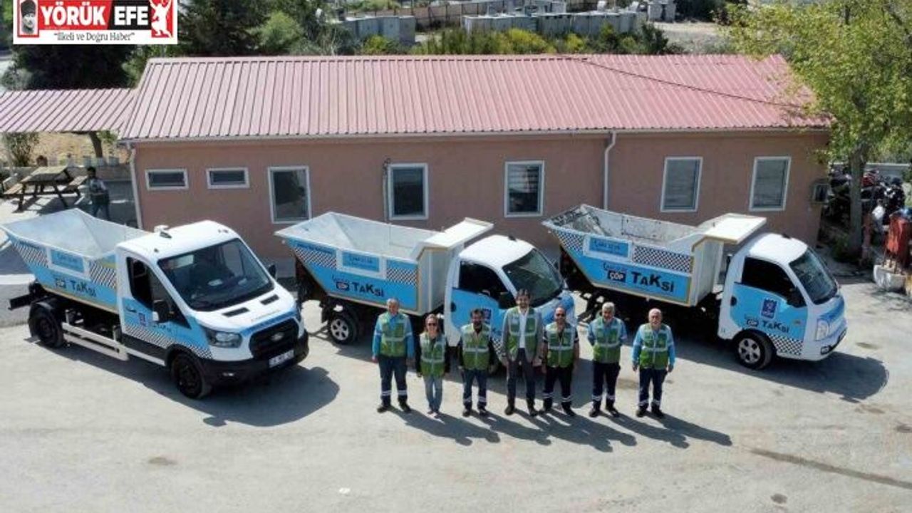 Alo Çöp Taksi’den’ kent hijyeni ve temizliğine önemli katkı: "Altı ayda 2 bin 806 ton çöp toplandı"