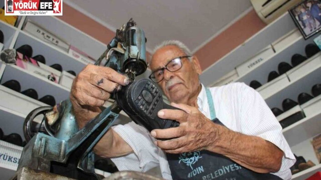 Ayakkabı doktoru Nail Usta, 75 yıldır baba mesleğini yapıyor