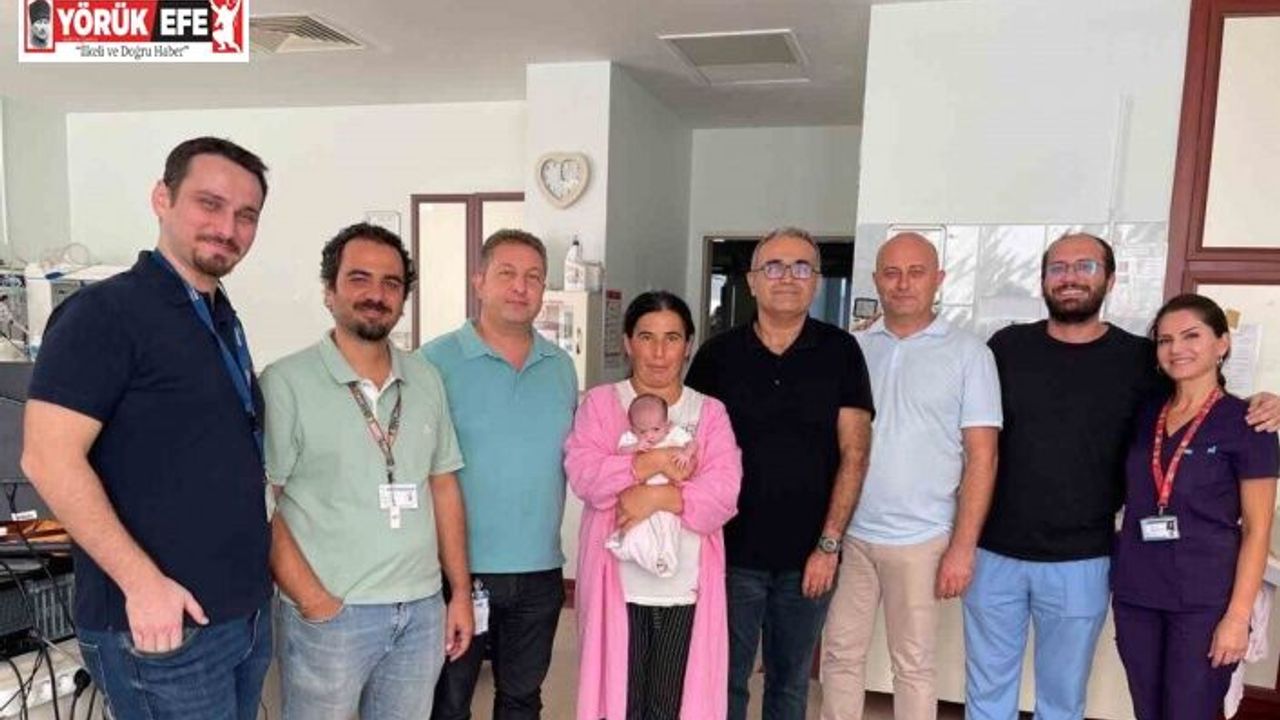 Aydın’da 1.8 kiloluk bebeğe kalp ameliyatı gerçekleştirildi
