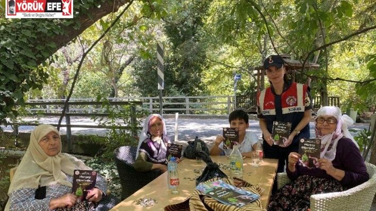 Köşk’te jandarmadan orman yangınlarına karşı bilgilendirme