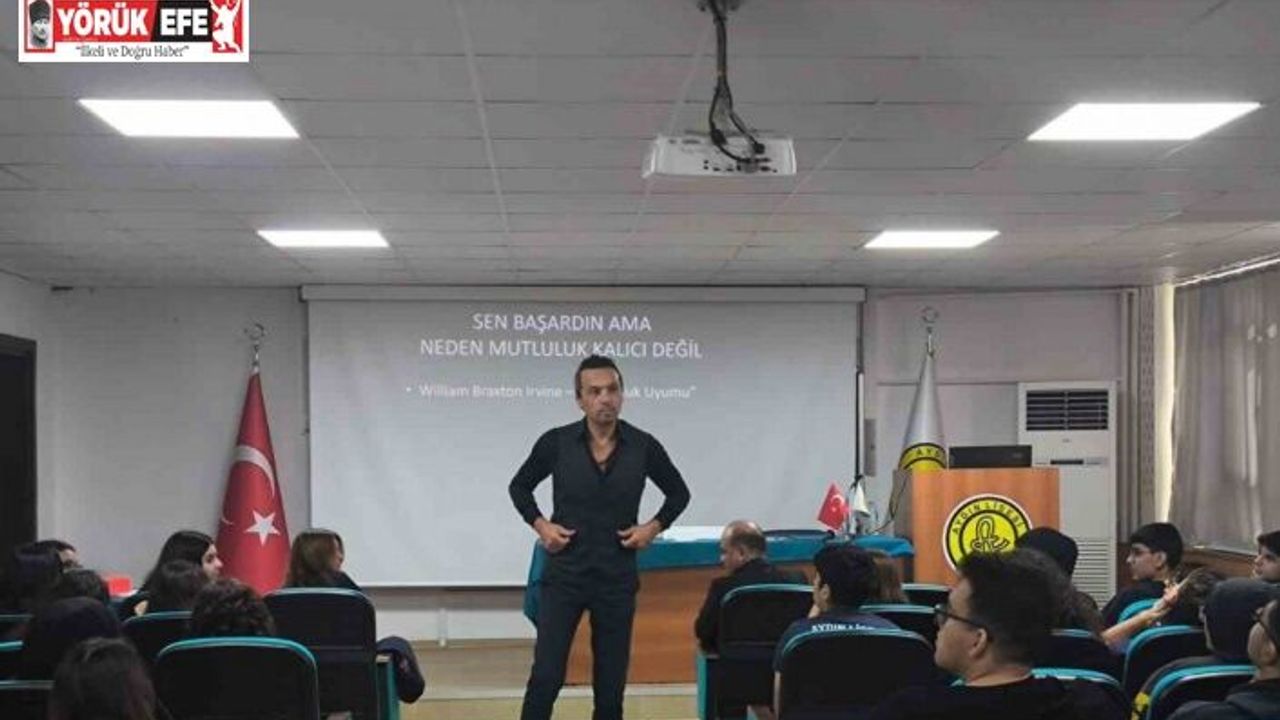 Aydın Lisesi’nde öğrenciler sınav sürecinde zorluklarla başa çıkmayı öğrendi