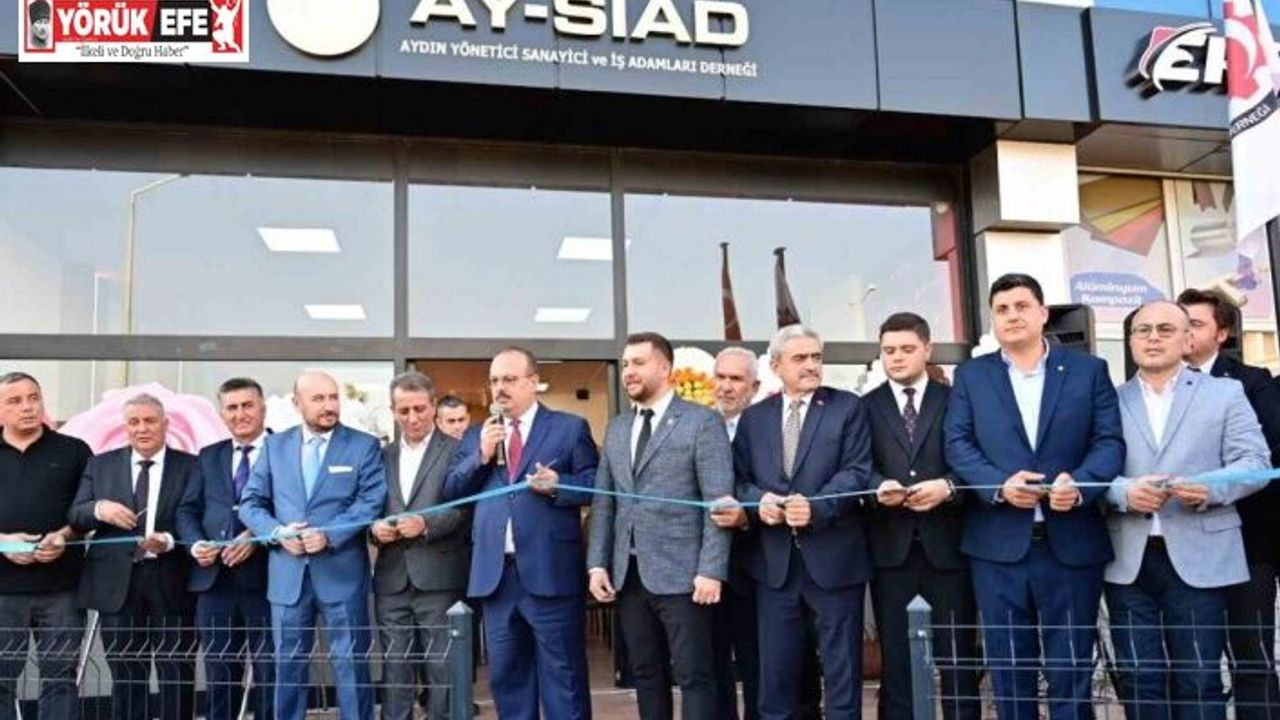 Aydınlı iş adamları yeni hizmet binasına kavuştu