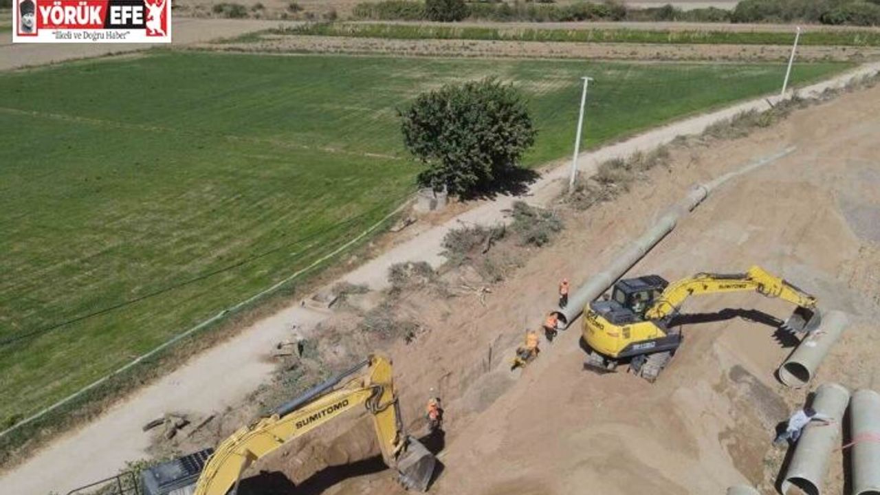 Çine’de 38 bin dekar arazi modern sisteme kavuşacak