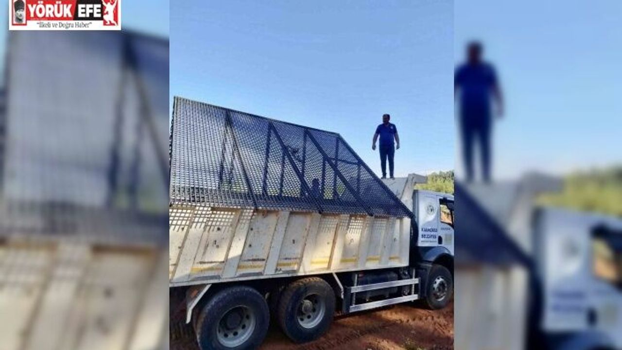 Karacasu Belediyesi toprak eleme sistemi yenilendi, esnafa kolaylık sağlandı