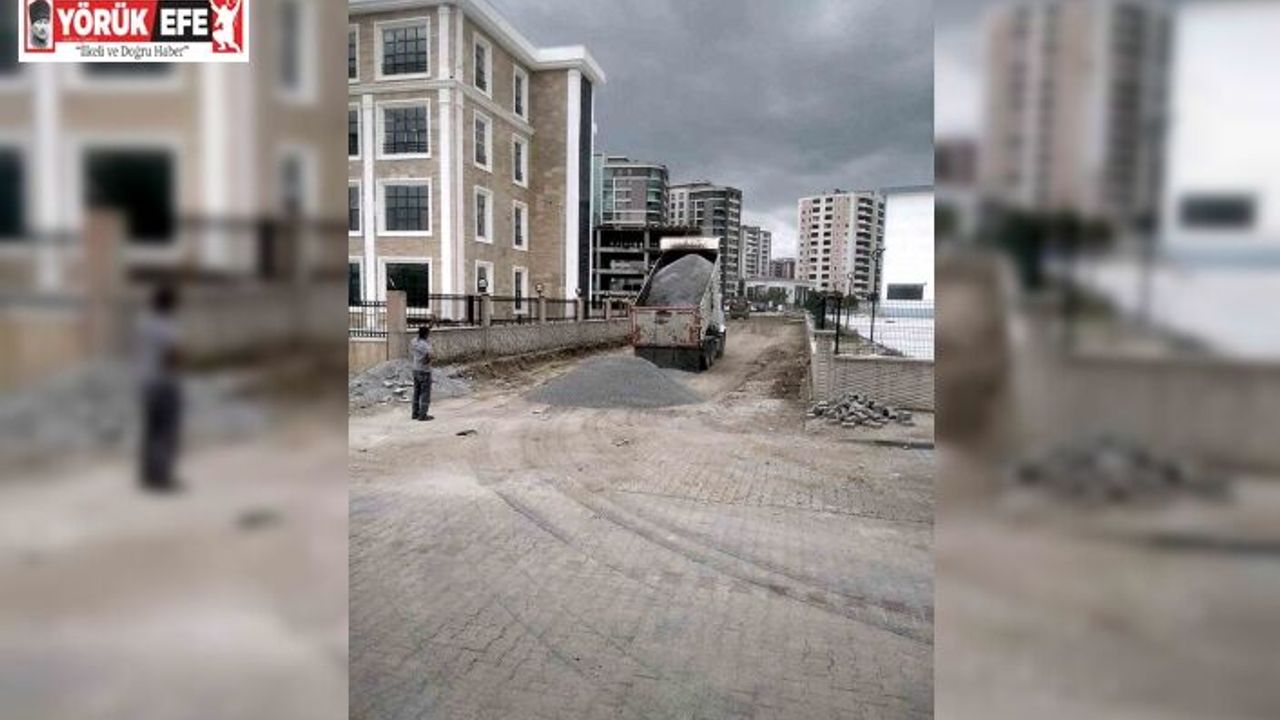 Söke yeni Hükümet Konağı çevresinde yol düzenleme çalışması