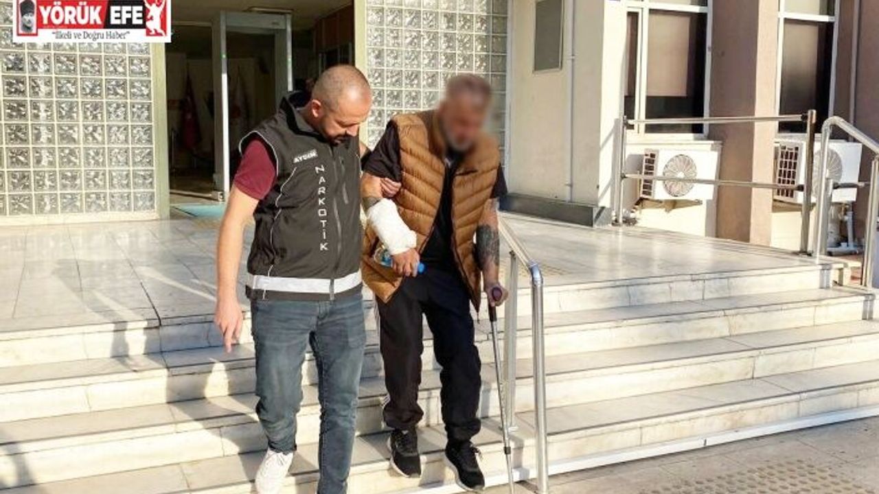 Yaralandığı kaza bile uyuşturucu satışı yapmasına engel olmadı