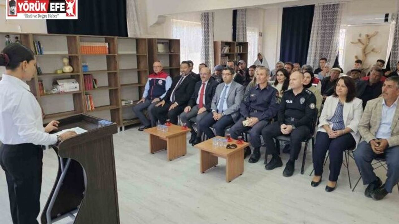 Yenipazar’da "bitkisel üretimde kalite ve gıda güvenliği" toplantısı yapıldı