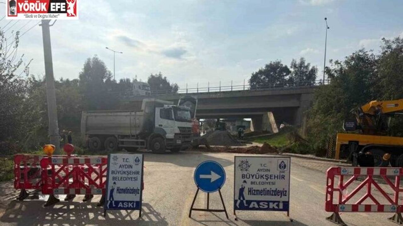 Aydın Büyükşehir Zeybek Mahallesi’nde alt yapı çalışması gerçekleştirdi