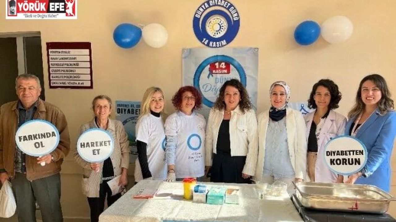 Aydın Devlet Hastanesi’nde vatandaşlar diyabete karşı bilgilendirildi