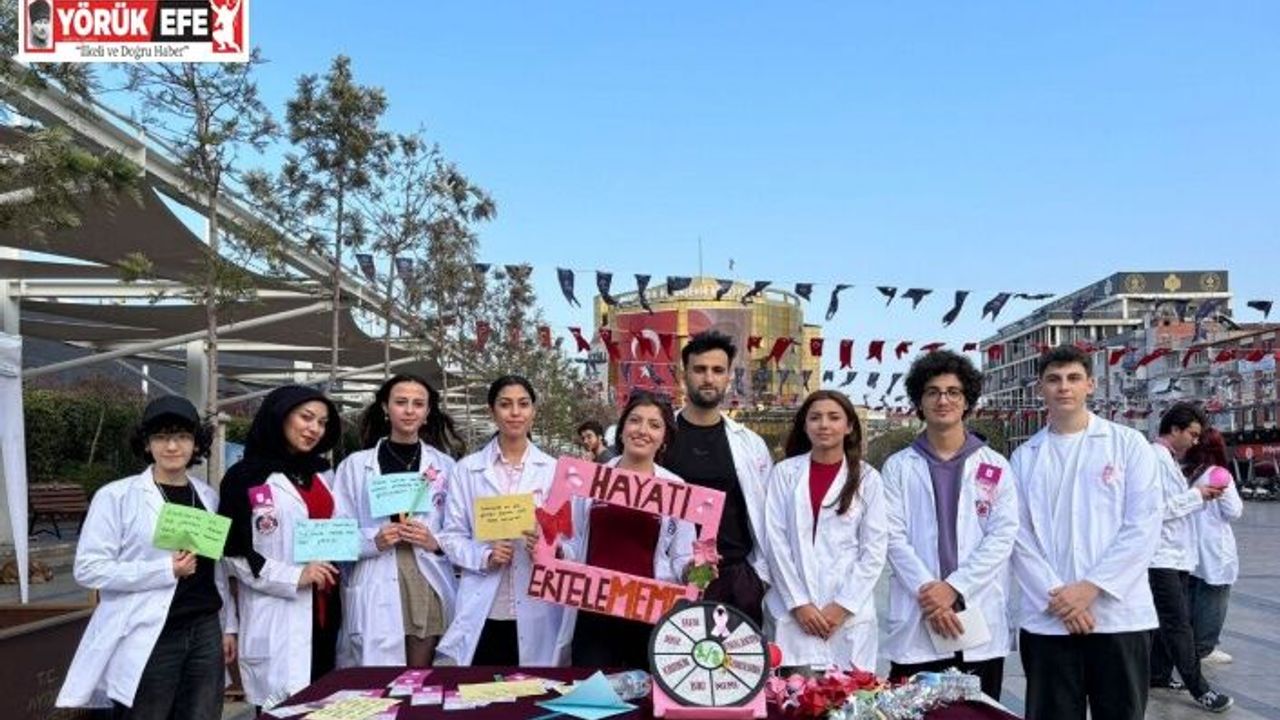 Aydın’da tıp öğrencileri ’Meme Kanseri’ne dikkat çekti