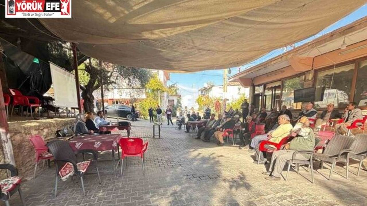 Bozdoğan’da GES Projesi için halk toplantısı yapıldı