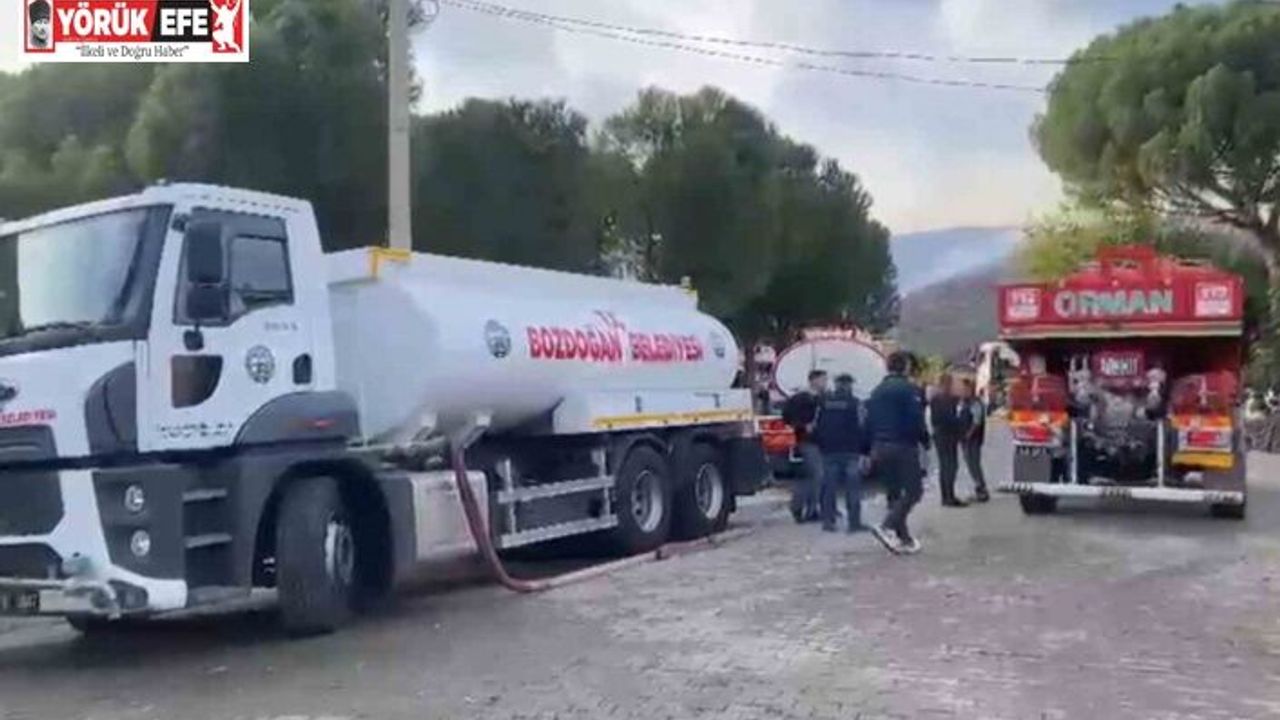 Ziraat alanında başlayan yangın ormana sıçradı