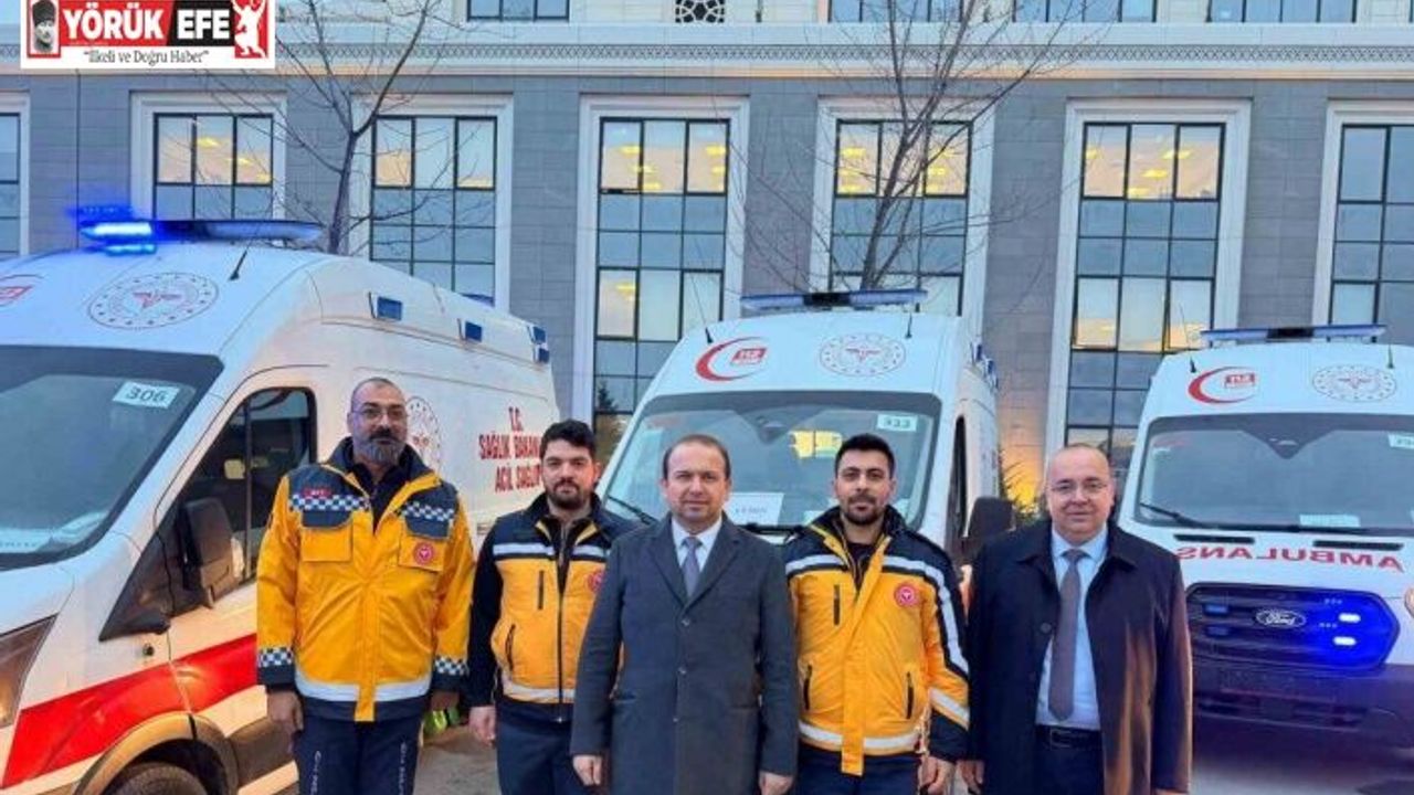 Aydın’a tahsis edilen yeni ambulanslar hizmet için yola çıktı