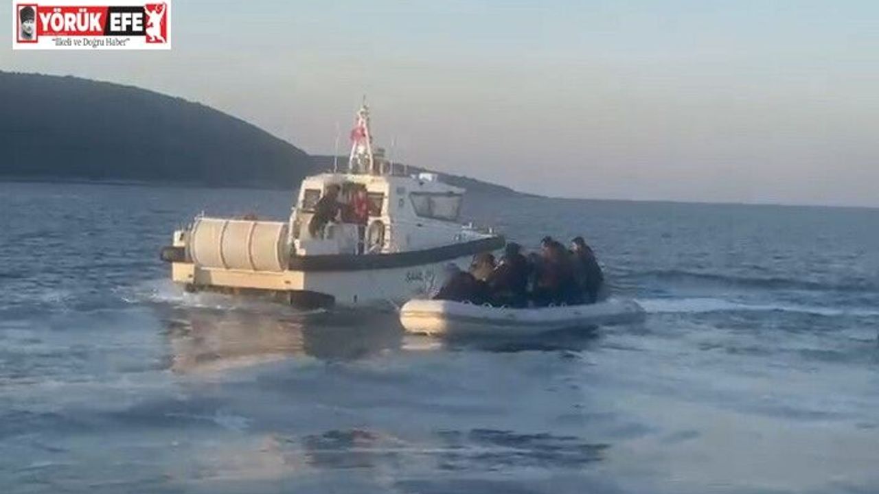 Aydın’da 12 düzensiz göçmen ve 1 göçmen kaçakçısı yakalandı