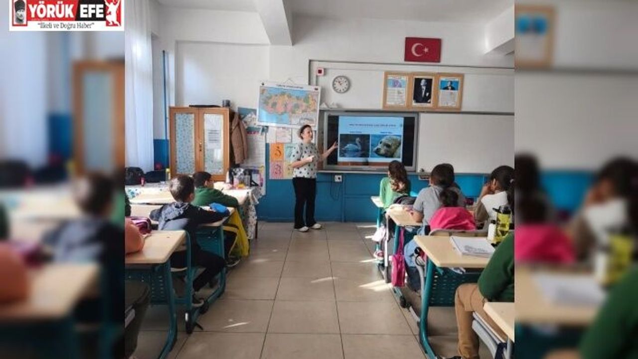 Aydın’da öğrenciler yaban hayatı ve doğayı yakından tanıyor