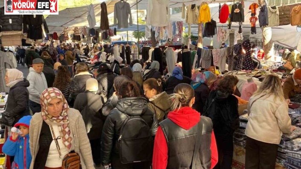 Aydın’ın tarihi Salı Pazarı’nda yıl sonu hareketliliği
