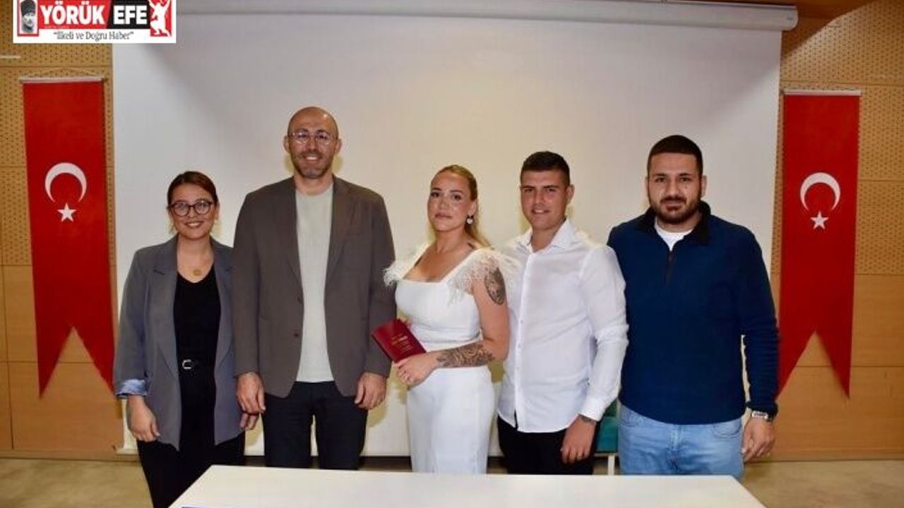 Germencik’te bir yılda 310 çift mutluluğa ‘evet’ dedi