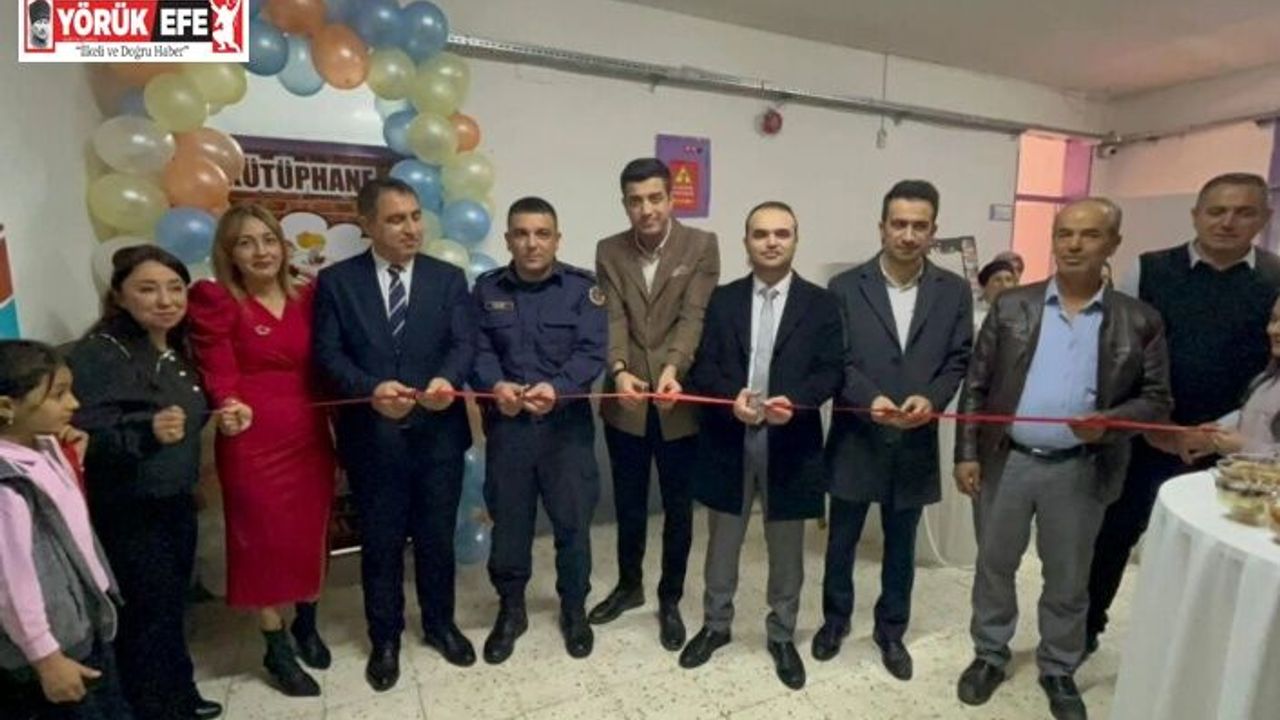 Nazilli’de öğretmenin 10 yıllık hayali kütüphaneye dönüştü