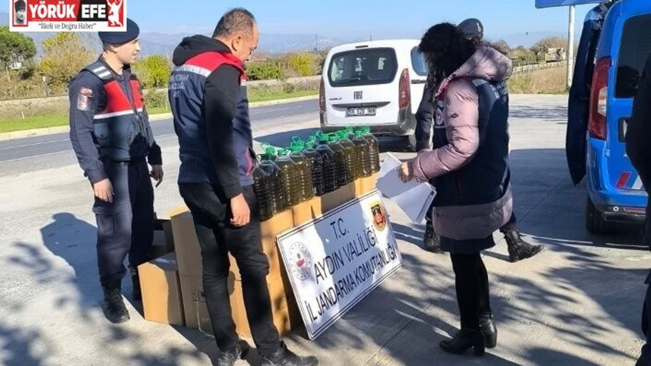 Otobüs bagajından 400 litre kaçak yağ çıktı