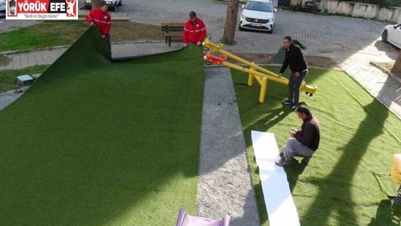 Söke Belediyesi’nin parklarda yenileme atağı devam ediyor